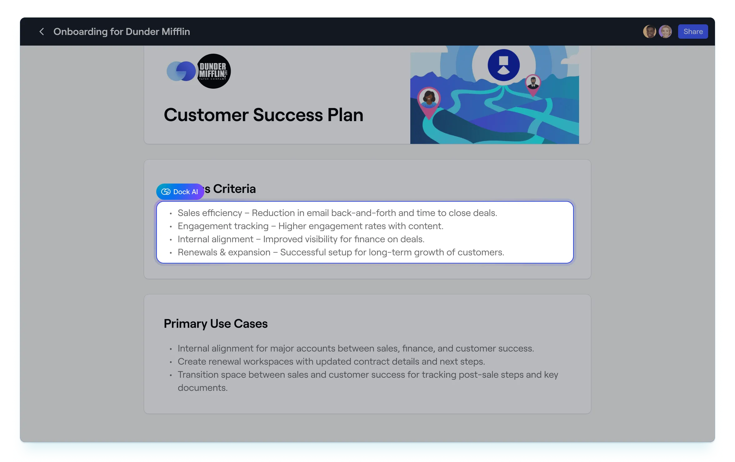 Dock Client Portals